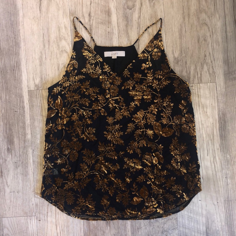 LOFT Velvet Tank Top
